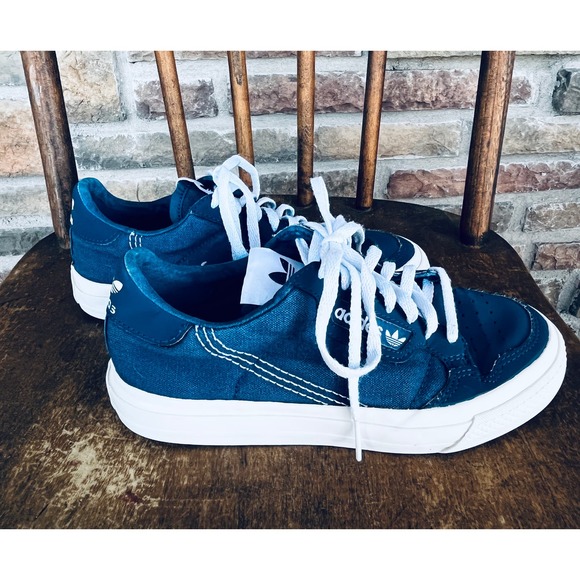 Boys' Adidas Originals Continental Vulc Junior, Size 3.5, Marine Blue - Picture 3 of 6